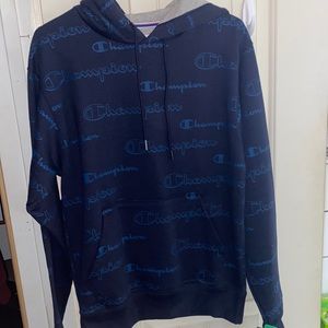 Navy Champion Hoodie